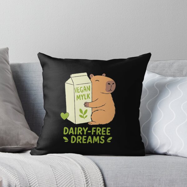 Item preview, Capybara Mylk:  Plant-Based Milk Mascot designed and sold by RedStreamStudio.