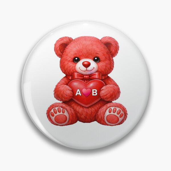Item preview, Cute Red Teddy Bear Holding a Heart designed and sold by AmirArtisanVibe.