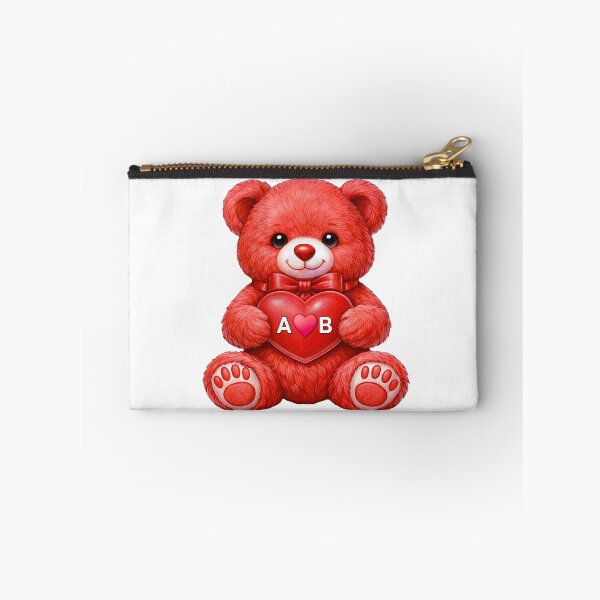 Item preview, Cute Red Teddy Bear Holding a Heart designed and sold by AmirArtisanVibe.