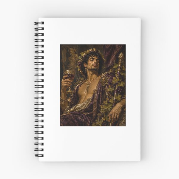 Item preview, Dionysus — God of Wine & Revelry | Greek Mythology Regal Portrait designed and sold by Pop, Culture and Stuff.