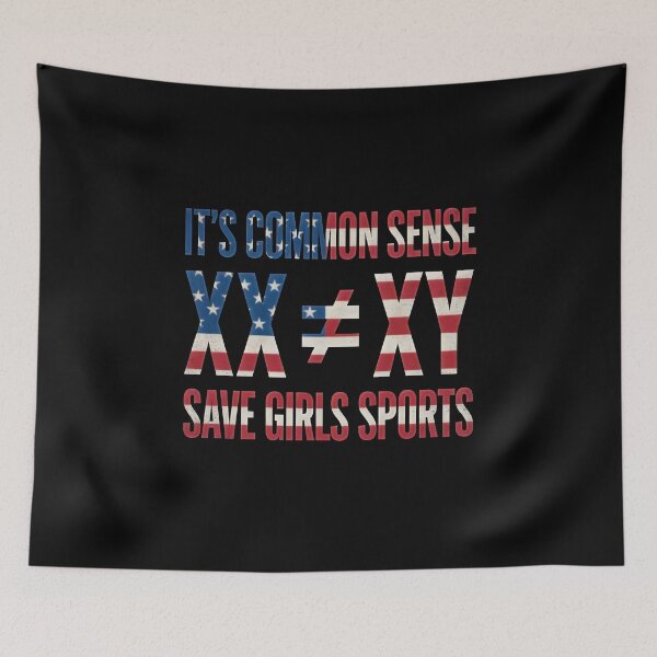 Item preview, It's Common Sense XX Is Different To XY Save Girls Sports Design designed and sold by ByPawel.