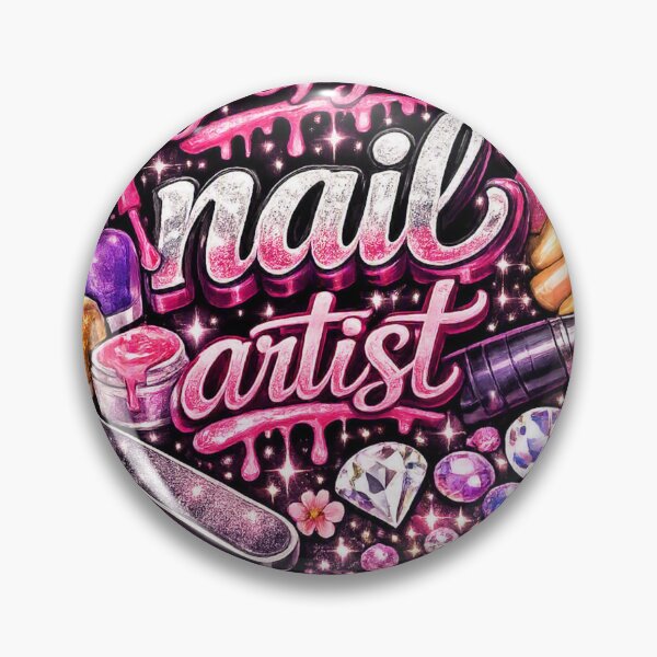 Item preview, Yes, I’m a Nail Artist – Cute Pink Nail Tech Manicure Design designed and sold by Lalala cute.