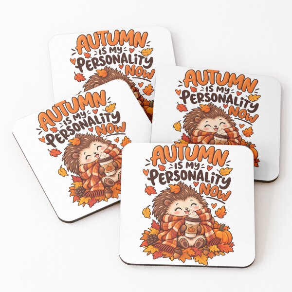 Item preview, Autumn Is My Personality Now – Cute Cozy Hedgehog Fall Design designed and sold by Kiinaaa.