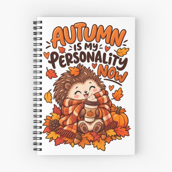 Item preview, Autumn Is My Personality Now – Cute Cozy Hedgehog Fall Design designed and sold by Kiinaaa.