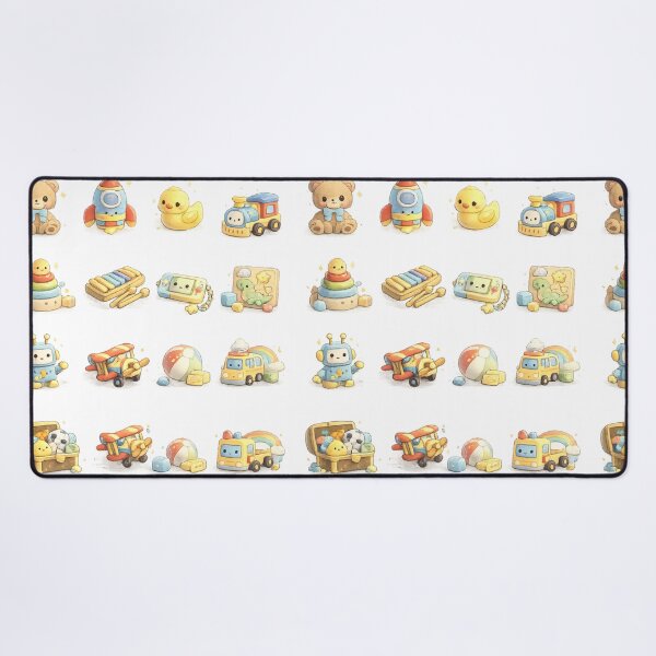 Item preview, Cute Vintage Baby Toys Teddy Bear Rocket Train Pastel Aesthetic designed and sold by Rehnair.
