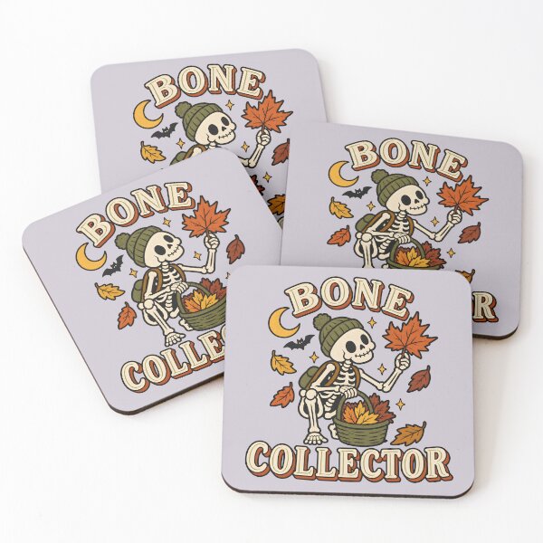Item preview, Bone Collector Retro Skeleton Autumn Humor designed and sold by  MAD's Recreation Studio.
