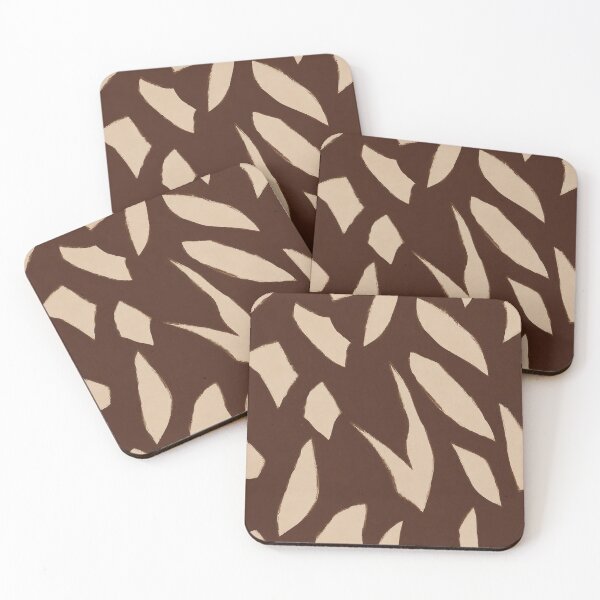 Item preview, Chocolate Brown Organic Abstract Pattern designed and sold by Aniko Tulipan.