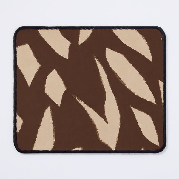 Item preview, Chocolate Brown Organic Abstract Pattern designed and sold by Aniko Tulipan.
