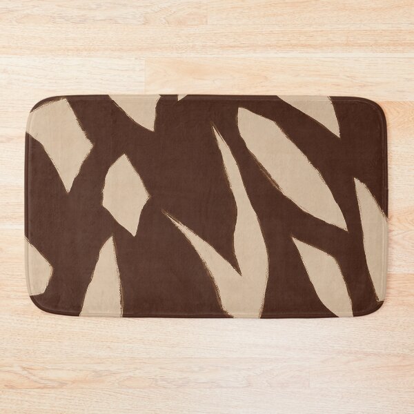 Item preview, Chocolate Brown Organic Abstract Pattern designed and sold by Aniko Tulipan.