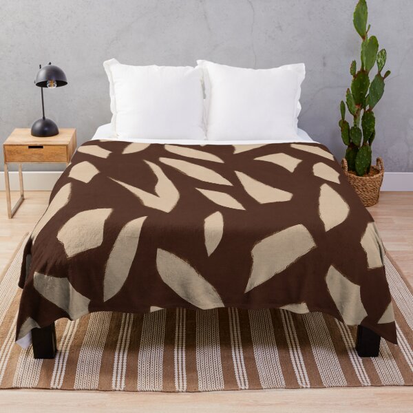 Item preview, Chocolate Brown Organic Abstract Pattern designed and sold by Aniko Tulipan.