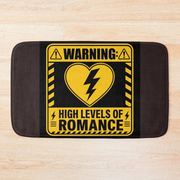 Item preview, High Levels of Romance Warning Sign Funny Love Design designed and sold by Aliplus+.