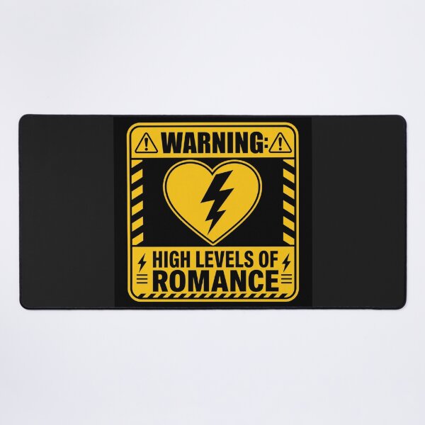Item preview, High Levels of Romance Warning Sign Funny Love Design designed and sold by Aliplus+.