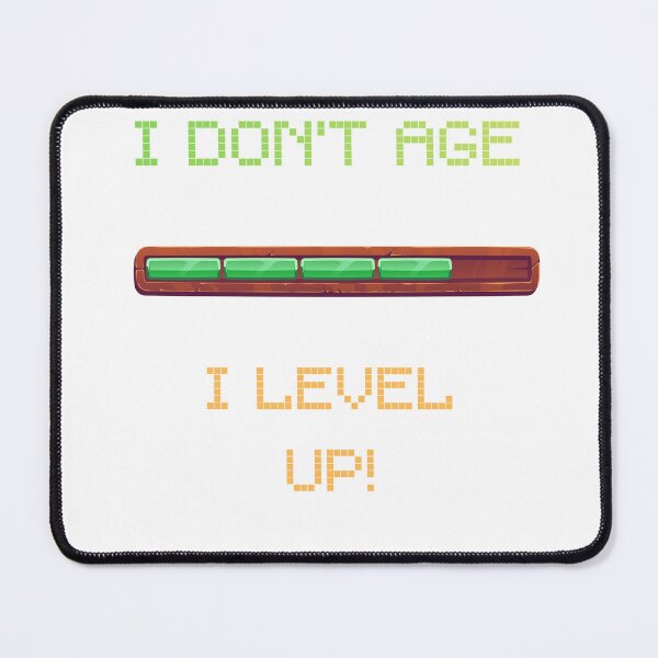 Item preview, I Don't Age I Level Up Funny Gamer T-Shirt designed and sold by OddAwesome.