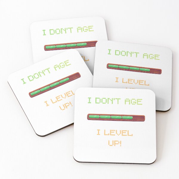 Item preview, I Don't Age I Level Up Funny Gamer T-Shirt designed and sold by OddAwesome.