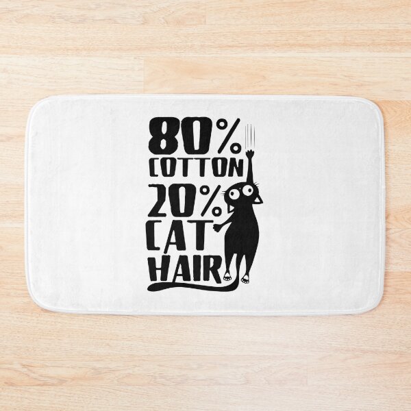 Item preview, 80% Cotton 20% Cat Hair Funny Cat Lover Gift designed and sold by OlyvieArt.