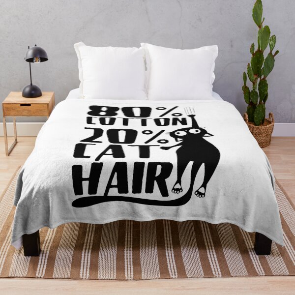 Item preview, 80% Cotton 20% Cat Hair Funny Cat Lover Gift designed and sold by OlyvieArt.