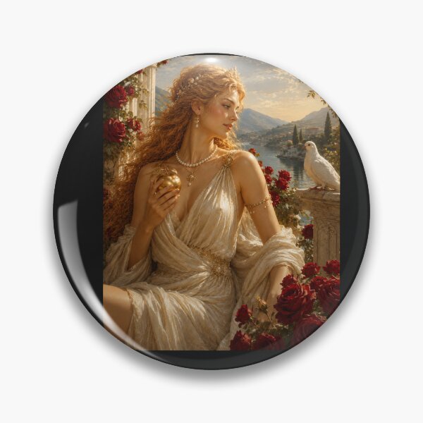 Item preview, Aphrodite — Goddess of Love & Beauty | Greek Mythology Regal Portrait designed and sold by Pop, Culture and Stuff.