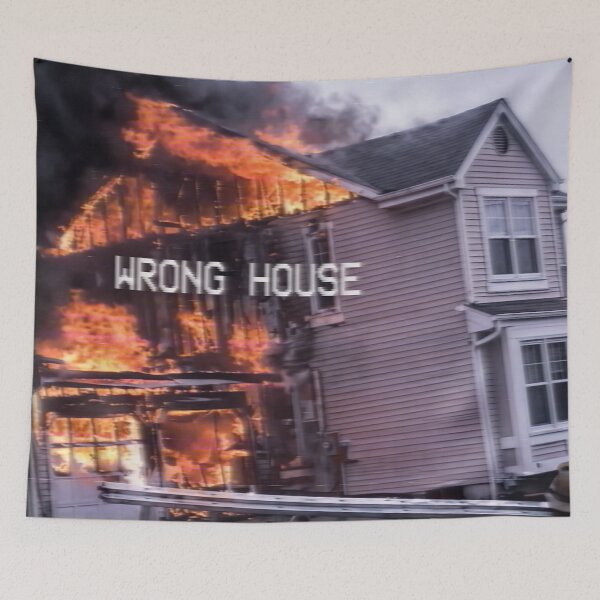 Item preview, WRONG HOUSE | VHS | Glitch Art designed and sold by dreamexe.