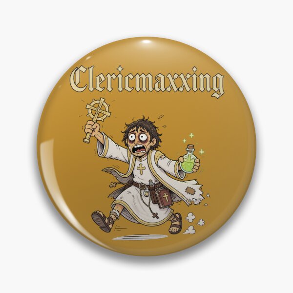 Item preview, A Guide to Clericmaxxing (Dark Edition) - DND RPG Meme designed and sold by Dice_Goblin_Studio.