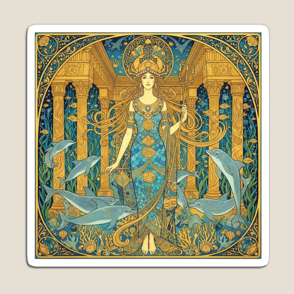 Item preview, Amphitrite, the Sea-Nourished | Stoneflower-Art designed and sold by Stoneflower-Art.
