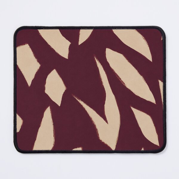 Item preview, Burgundy Cream Organic Abstract Pattern designed and sold by Aniko Tulipan.