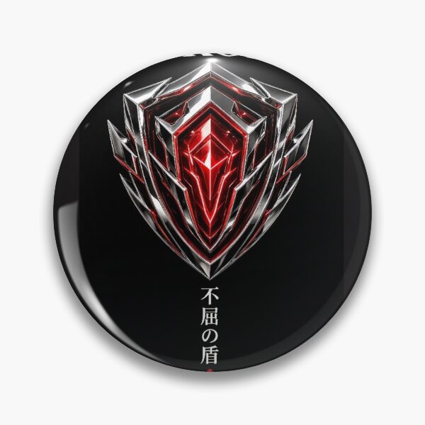 Item preview, Unbroken Cyberpunk Chrome Aegis Shield Graphic Tee designed and sold by RajaArtDesign.