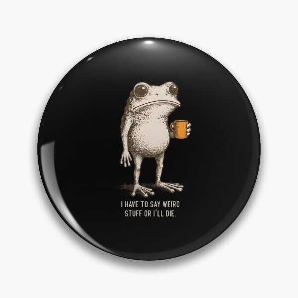 Item preview, Funny Frog with Coffee and Quote designed and sold by PixlCrypt.