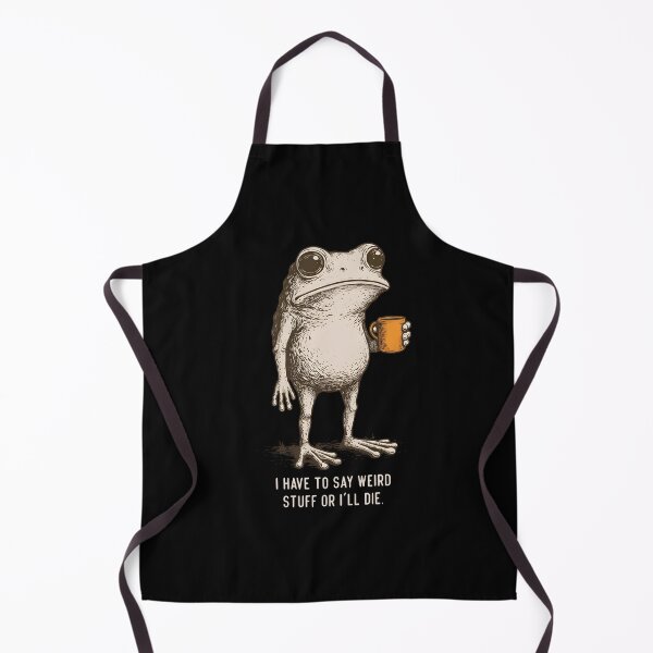 Item preview, Funny Frog with Coffee and Quote designed and sold by PixlCrypt.