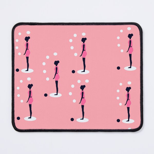 Item preview, Silhouettes on Pink Background designed and sold by Elaine M Hayward .