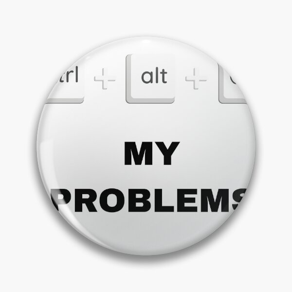 Item preview, Ctrl Alt Del My Problems Funny Tech T-Shirt designed and sold by OddAwesome.