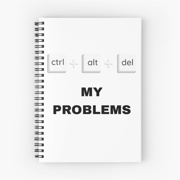 Item preview, Ctrl Alt Del My Problems Funny Tech T-Shirt designed and sold by OddAwesome.