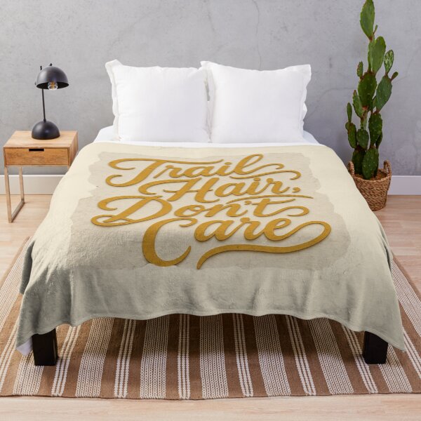 Item preview, Trail Hair Dont Care Hiking Quote designed and sold by ITCHAWAWAA.