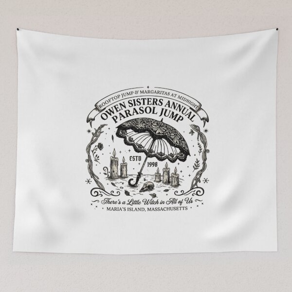 Item preview, Owens Sisters Parasol Jump – Witchy Midnight Margaritas designed and sold by roartusa.