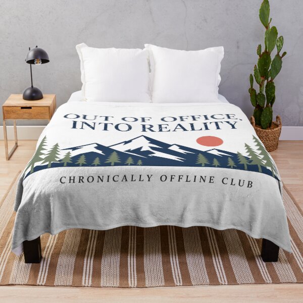 Item preview, Out of Office, Into Reality — Chronically Offline Club designed and sold by Art&Fun.