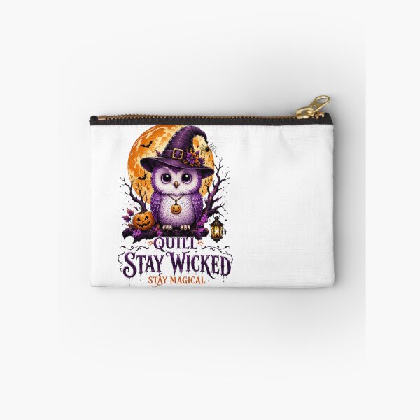 Item preview, Cute Halloween Witch Owl Stay Wicked Design designed and sold by PinnyPxStudio.
