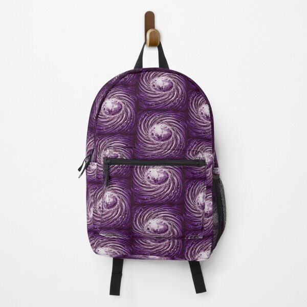 Item preview, Cosmic Swirl Moon – Purple Galaxy Vortex Design designed and sold by Midnight Veil Designs.