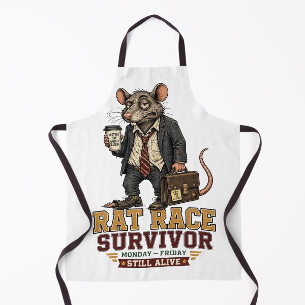 Item preview, Rat Race Survivor – Funny Office Worker Rat Vintage designed and sold by Cavalier-org.