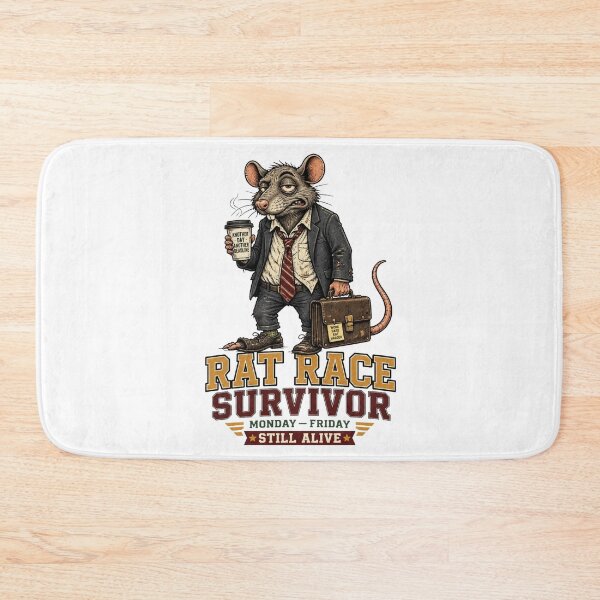 Item preview, Rat Race Survivor – Funny Office Worker Rat Vintage designed and sold by Cavalier-org.