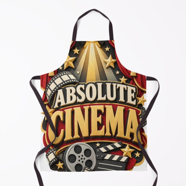 Item preview, Absolute Cinema Vintage Movie Lover Papercraft Typography designed and sold by Promoffy.