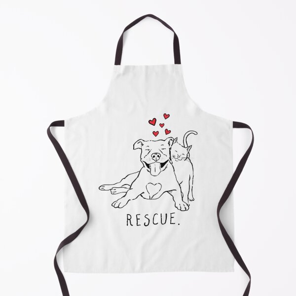 Item preview, Rescue Dog and Cat Love Illustration designed and sold by OlyvieArt.