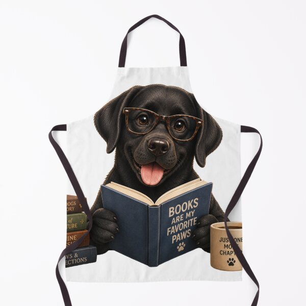 Item preview, Bookworm Lab – Book-Loving Labrador designed and sold by Goodthingstree.