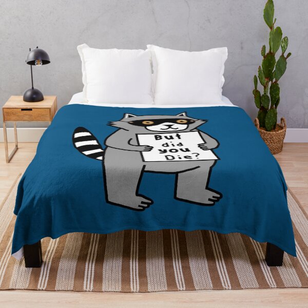 Item preview, Cute Raccoon But Did You Die designed and sold by ellenhenry.