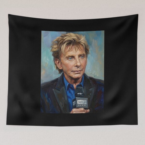 Item preview, Barry Manilow Oil Painting designed and sold by maretsad.