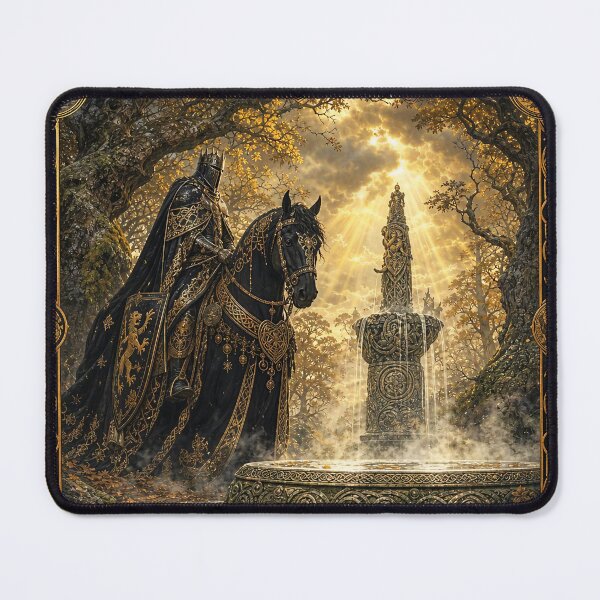 Item preview, Black Knight, Guardian of the Forest | Stoneflower-Art designed and sold by Stoneflower-Art.