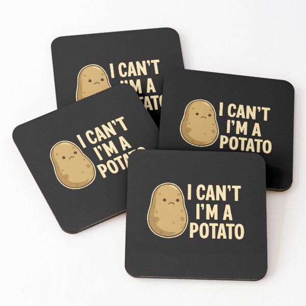 Item preview, I Cant Im A Potato Funny Couch Potato Introvert Humor designed and sold by Photo-Sphere101.
