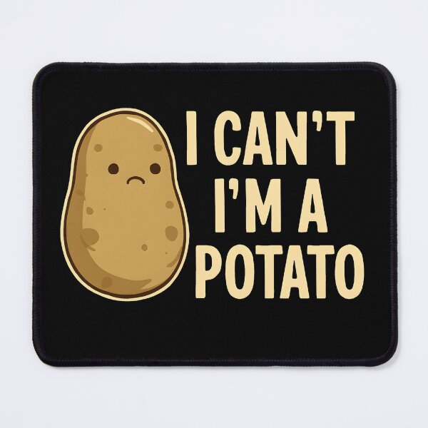 Item preview, I Cant Im A Potato Funny Couch Potato Introvert Humor designed and sold by Photo-Sphere101.
