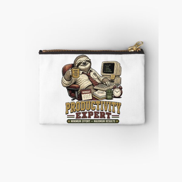Item preview, Productivity Expert – Funny Sloth Office Worker designed and sold by Cavalier-org.