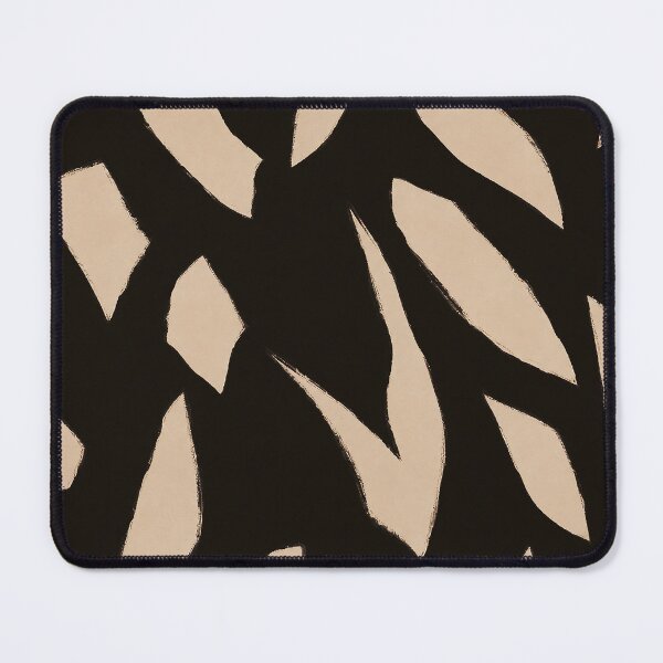Item preview, Black Cream Organic Abstract Pattern designed and sold by Aniko Tulipan.