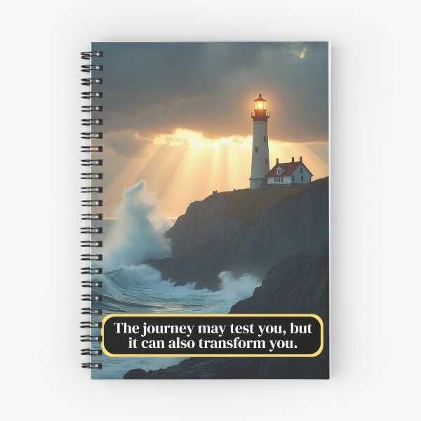 Item preview, The journey may test you, but it can also transform you. | Lighthouse designed and sold by DavisDesigns79.