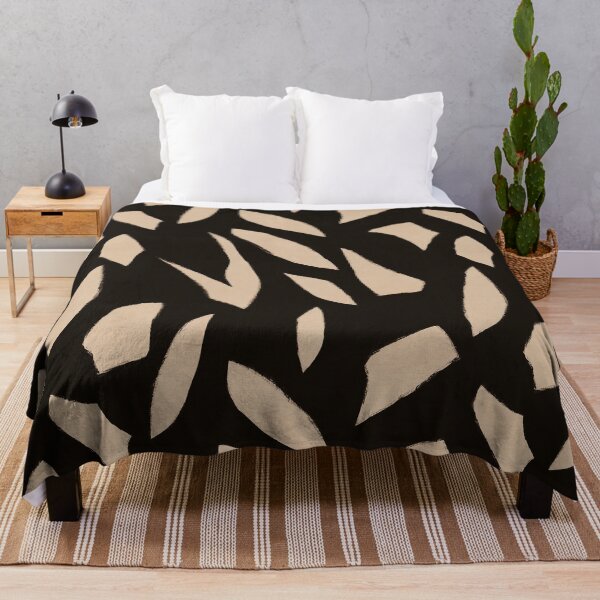 Item preview, Black Cream Organic Abstract Pattern designed and sold by Aniko Tulipan.
